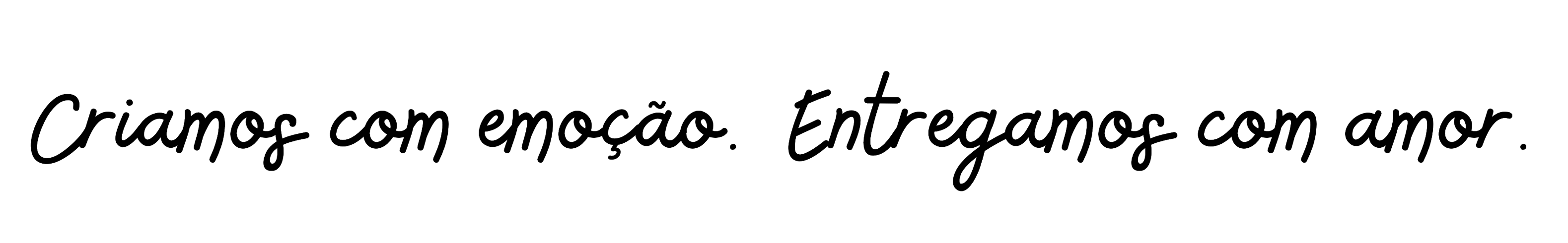 Criamos com emoão
