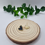 Brincos Love Detalhe Azul