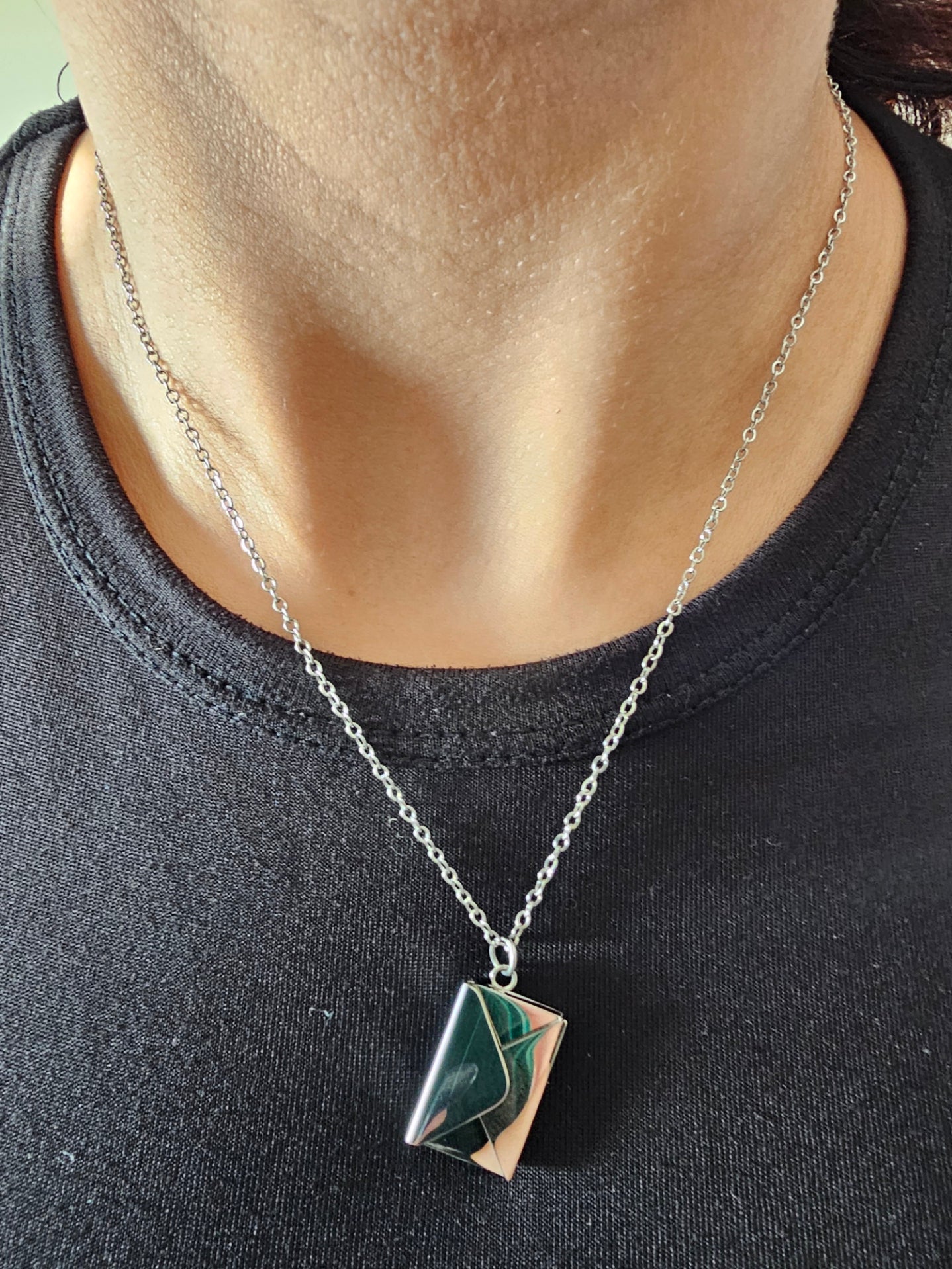 Colar Pendente Envelope Love You