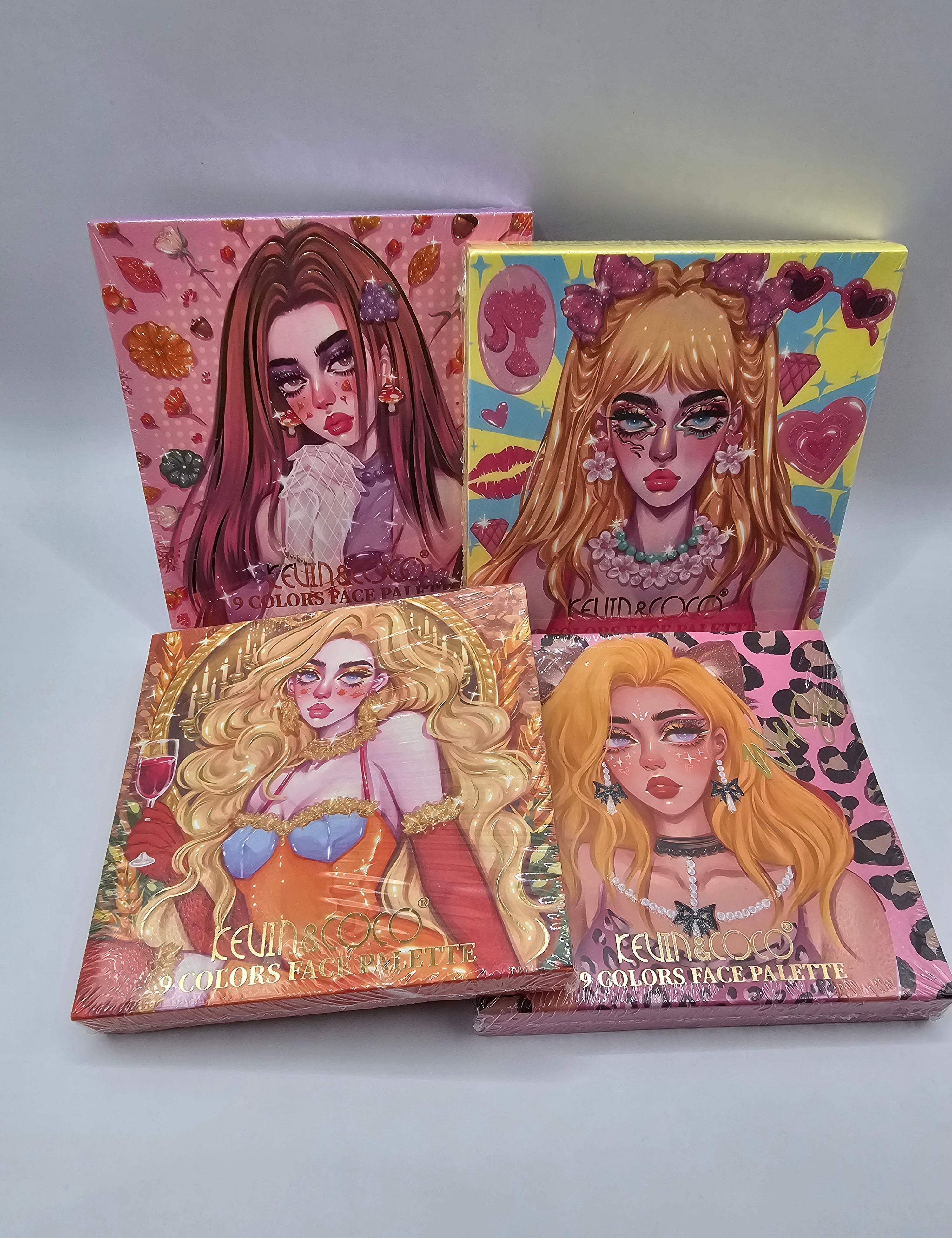 Paleta Sombra de Olhos 9 Cores Kevin & Coco