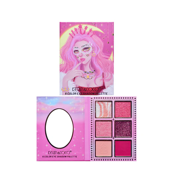 Paleta Sombra Olhos 6 Cores Kevin & Coco