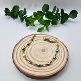 Pulseira Dourada Olho Grego
