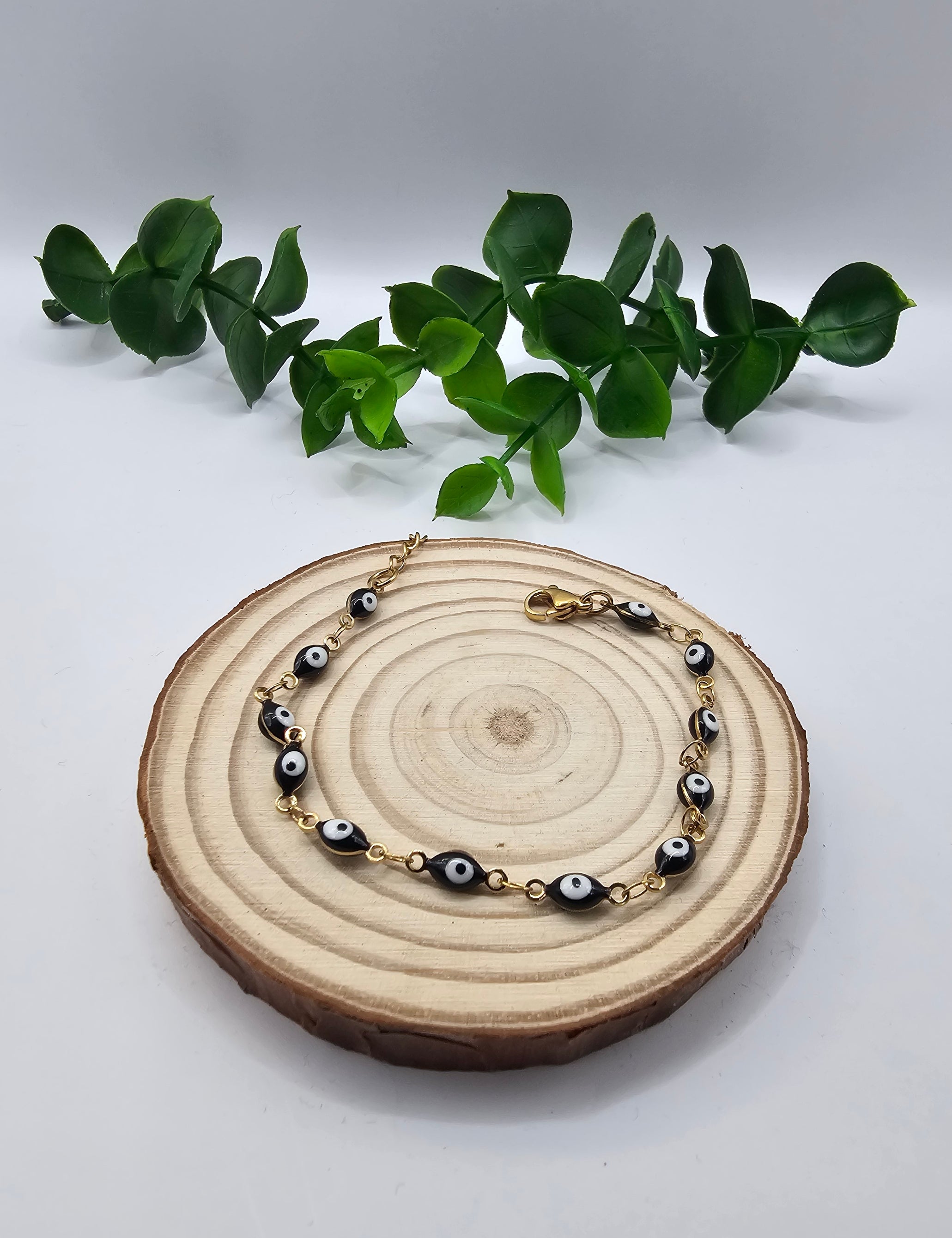 Pulseira Dourada Olho Grego