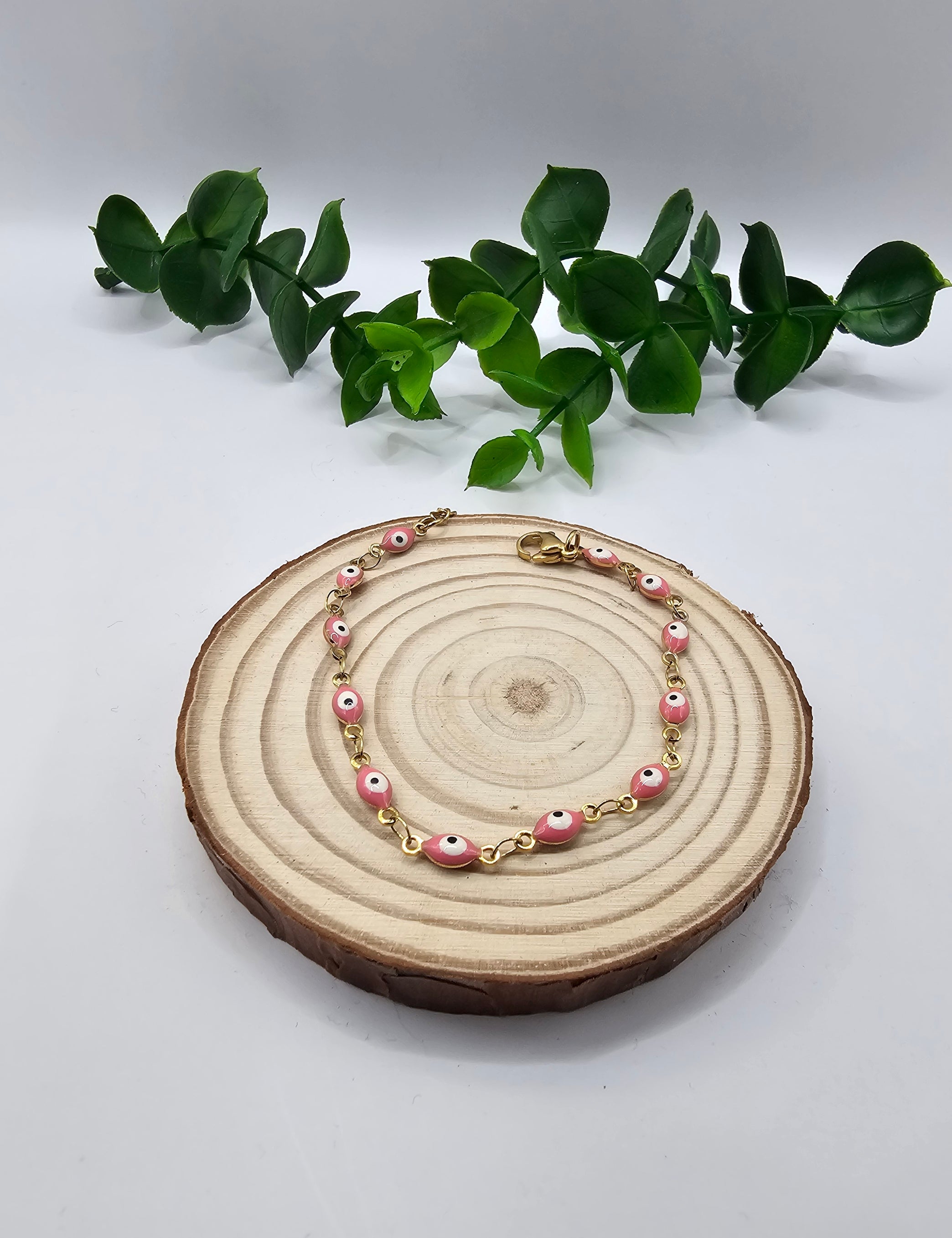 Pulseira Dourada Olho Grego