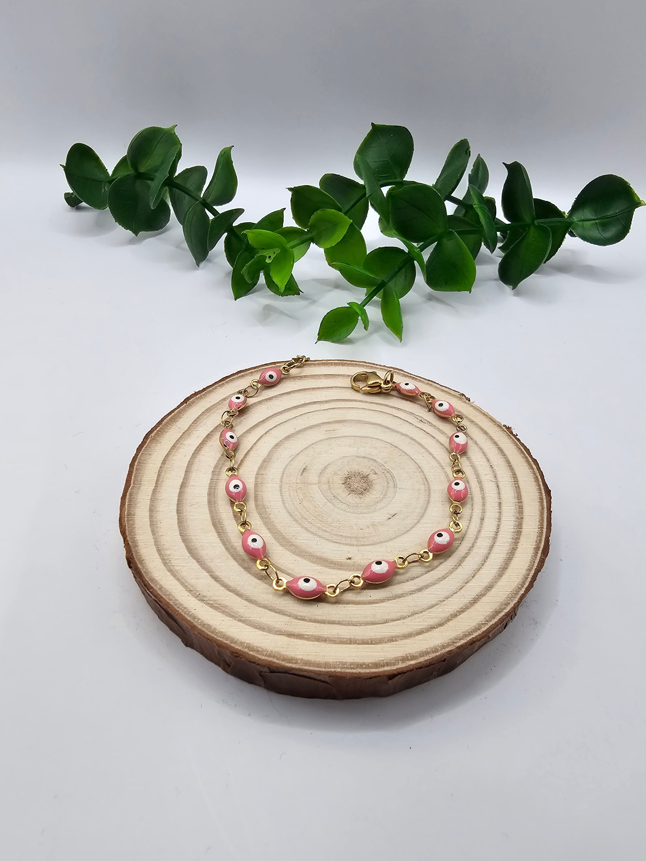 Pulseira Dourada Olho Grego