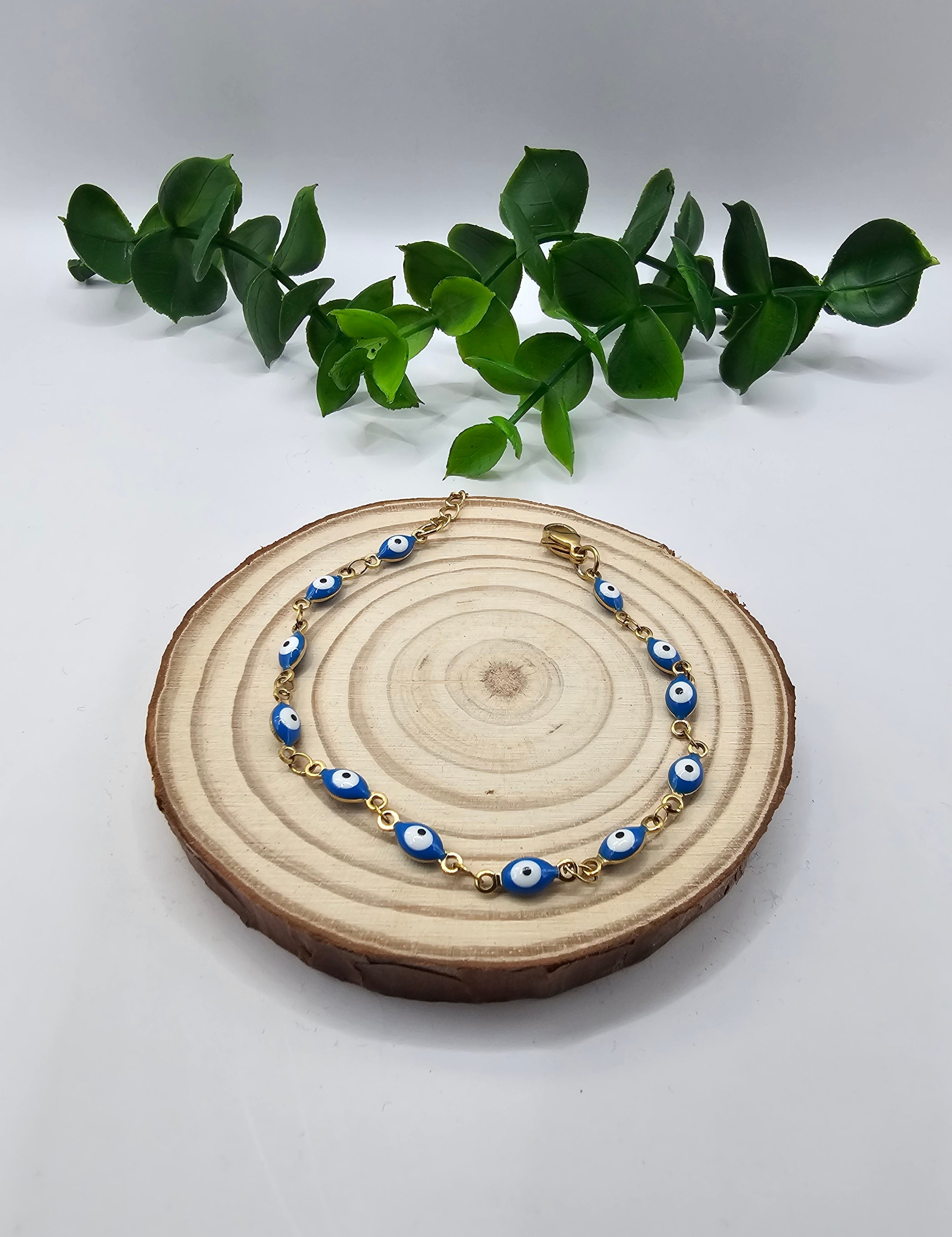 Pulseira Dourada Olho Grego